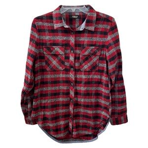 FarWest Plaid Flannel Shacket